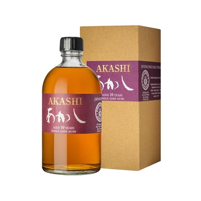AKASHI 10 ans Sherry Cask 55,6 % | Single Cask -  Édition Limitée | Whisky Japonais