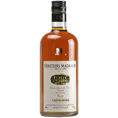 HÉRITIERS MADKAUD VSOP Castelmore 40 % | Rhum Agricole Vieux de la Martinique