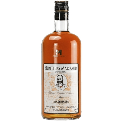 HÉRITIER MADKAUD Renaissance 40 % | Rhum Agricole Vieux de la Martinique