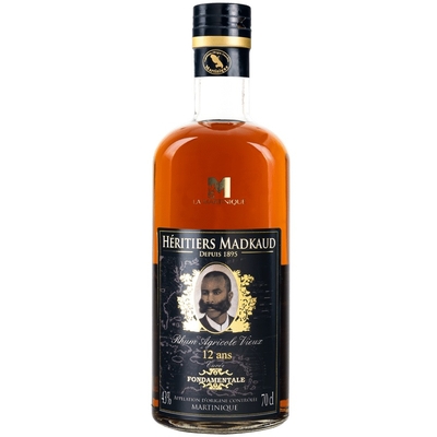 HÉRITIER MADKAUD 12 ans 43 % | Rhum Agricole Vieux de la Martinique