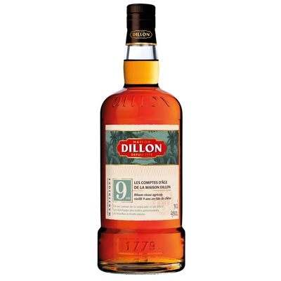 rhum dillon 9 ans xo martinique disitllerie