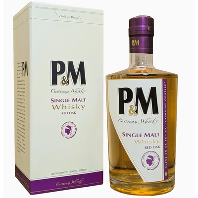 PM Red Oak 42 % | Série Limitée | Whisky corse vieilli en fûts de vin rouge