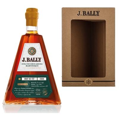 J.BALLY Brut de Fût 49,2 % | Millésime 2009 | Rhum Vieux Agricole de la Martinique