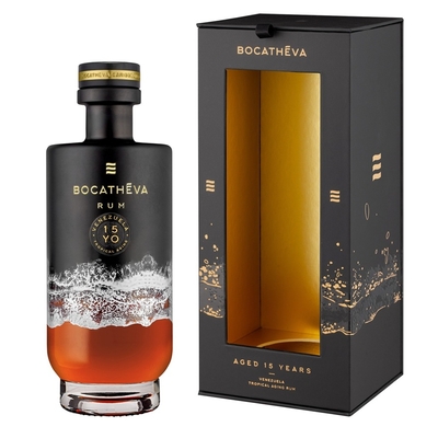 Rhum  Bocatheva 15 ans Venezuela vieux bouteille etui