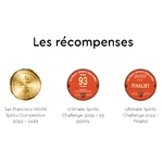 Médailles et Récompenses reçus par le Limavady Single Malt Whisky