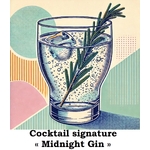Cocktail signature « Midnight Gin »