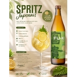 Spritz japonais cocktail FU-KI Yuzu Saké Saké japonais