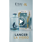 ETSU Pacific Ocean Water 45 % | Limited Edition - Carpe Koï en Verre Soufflé | Gin Japonais
