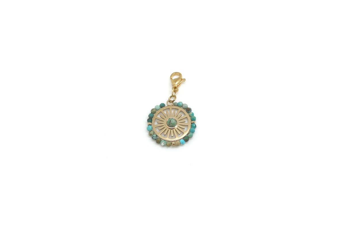 mini-charm-cercle-soleil-turquoise-africaine