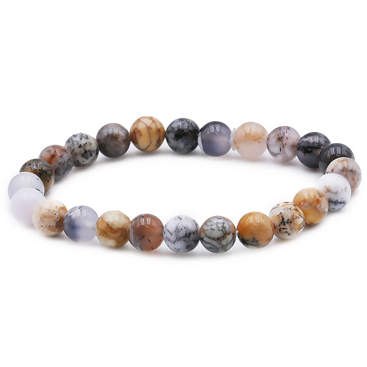 bracelet-boule-08mm-agate-dendrite