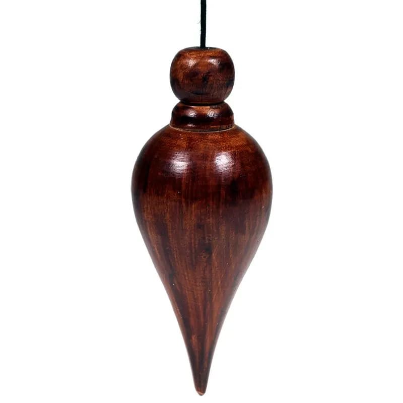 Pendule goutte d\'eau en bois massif de manguier