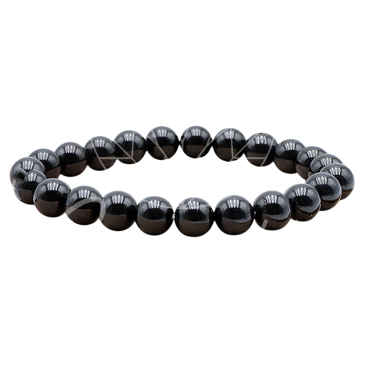 bracelet-boule-08mm-spinelle-noire-a
