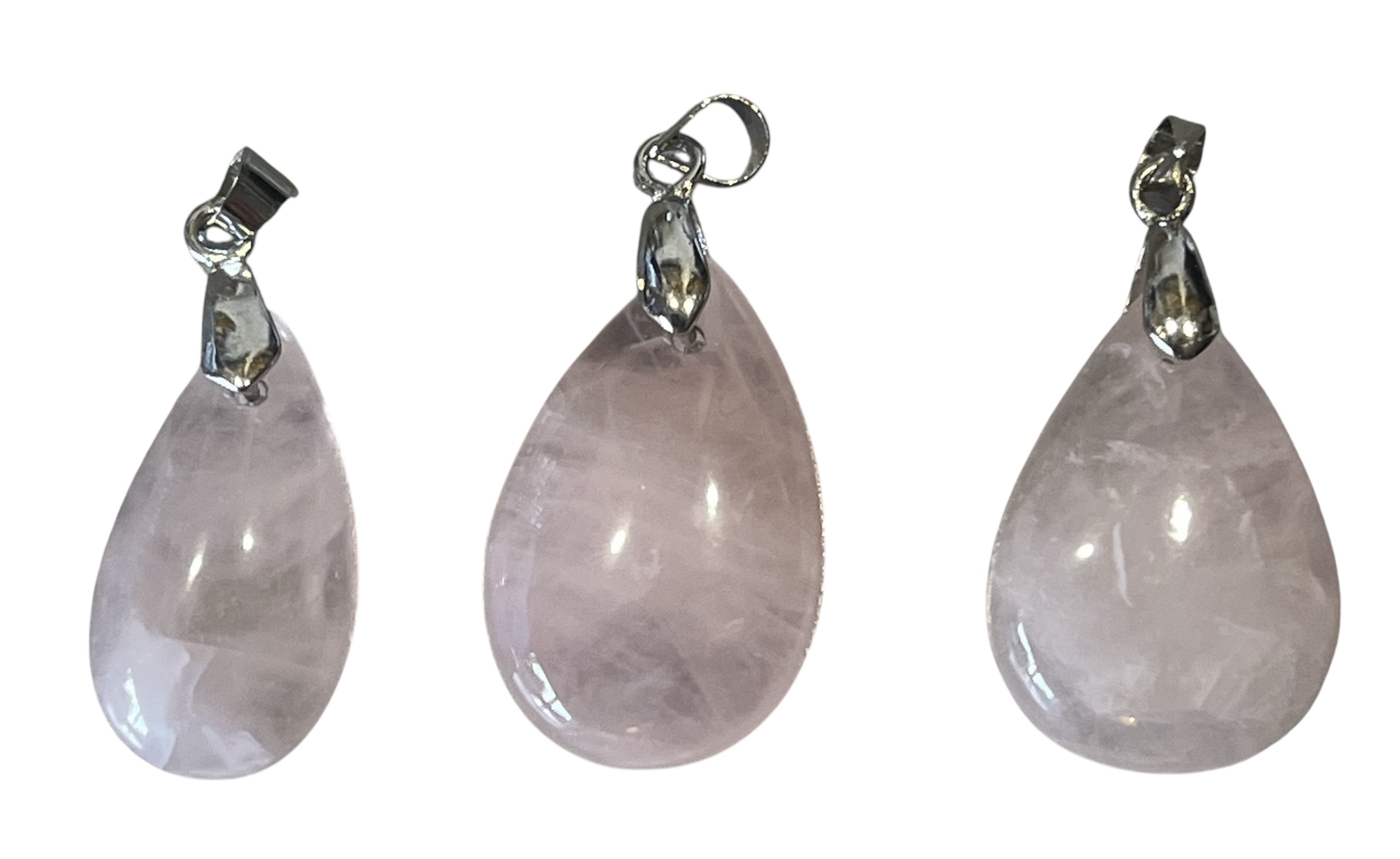 pendentif quartz rose