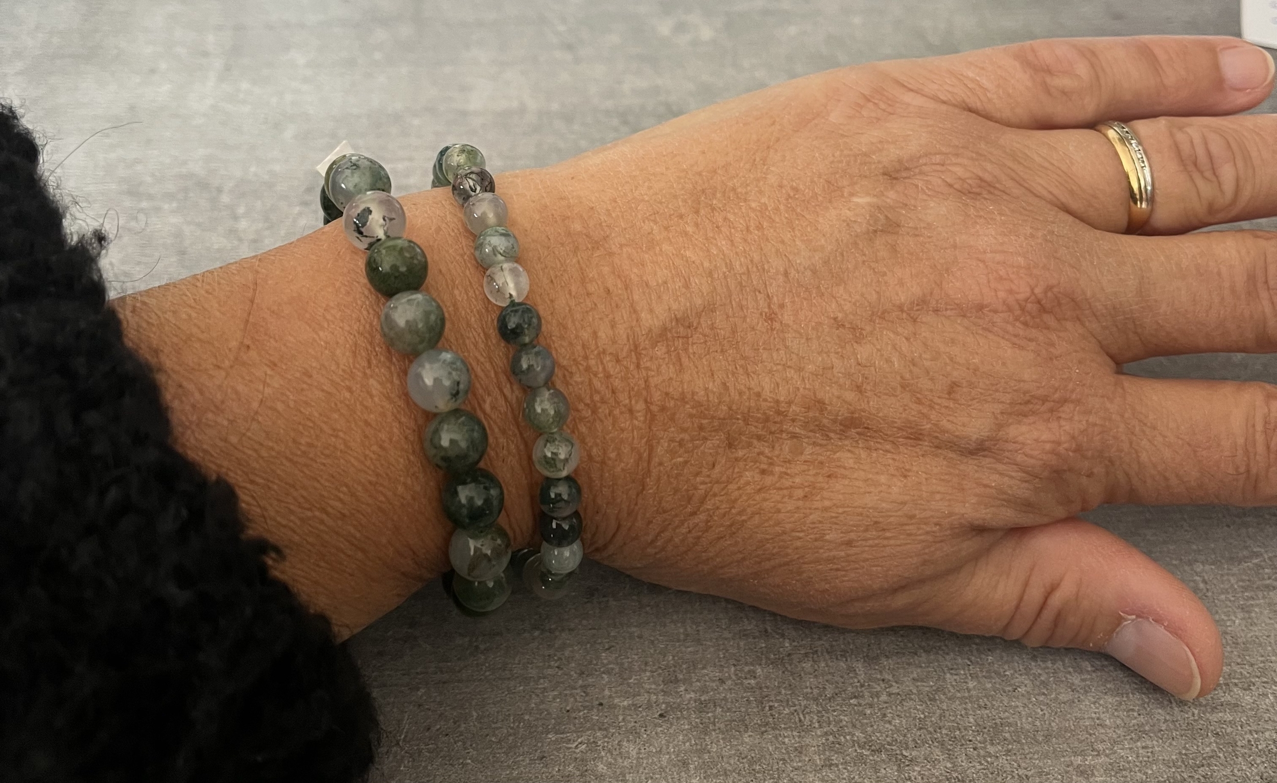 bracelet agate mousse