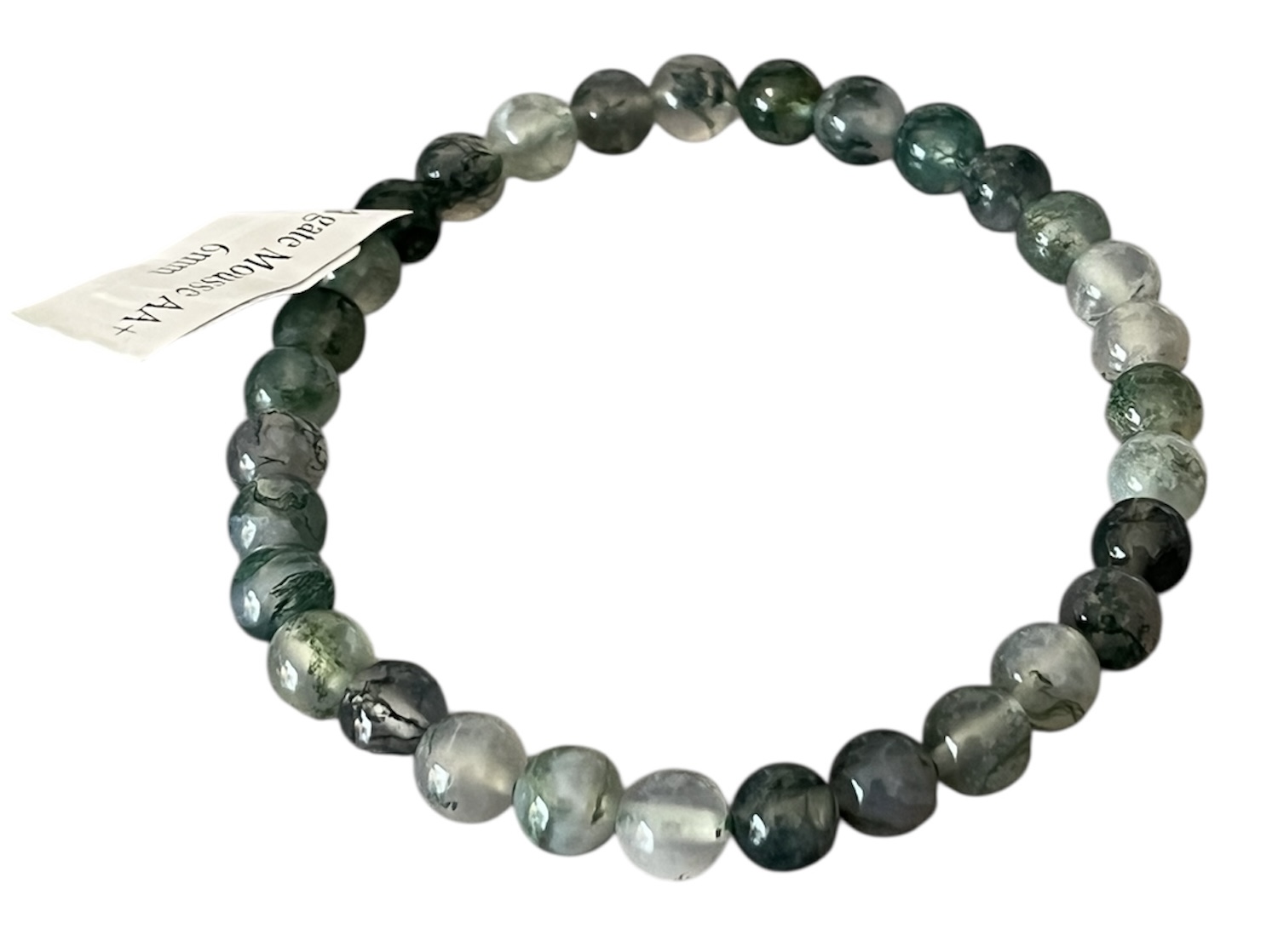 agate mousse pierre naturelle