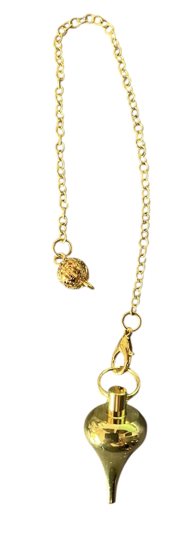 pendule métal or