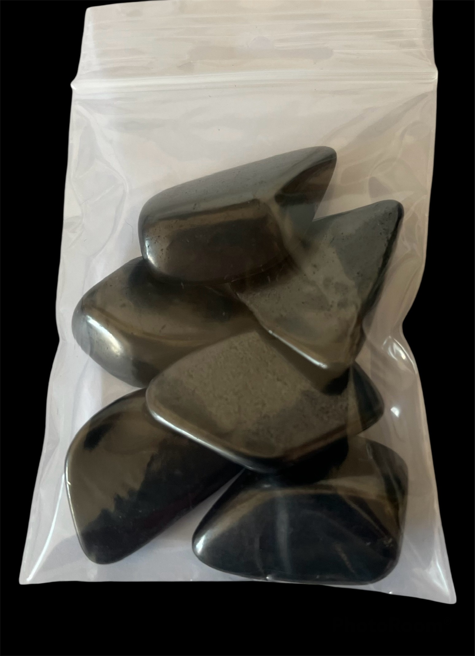 pierre roulée en shungite