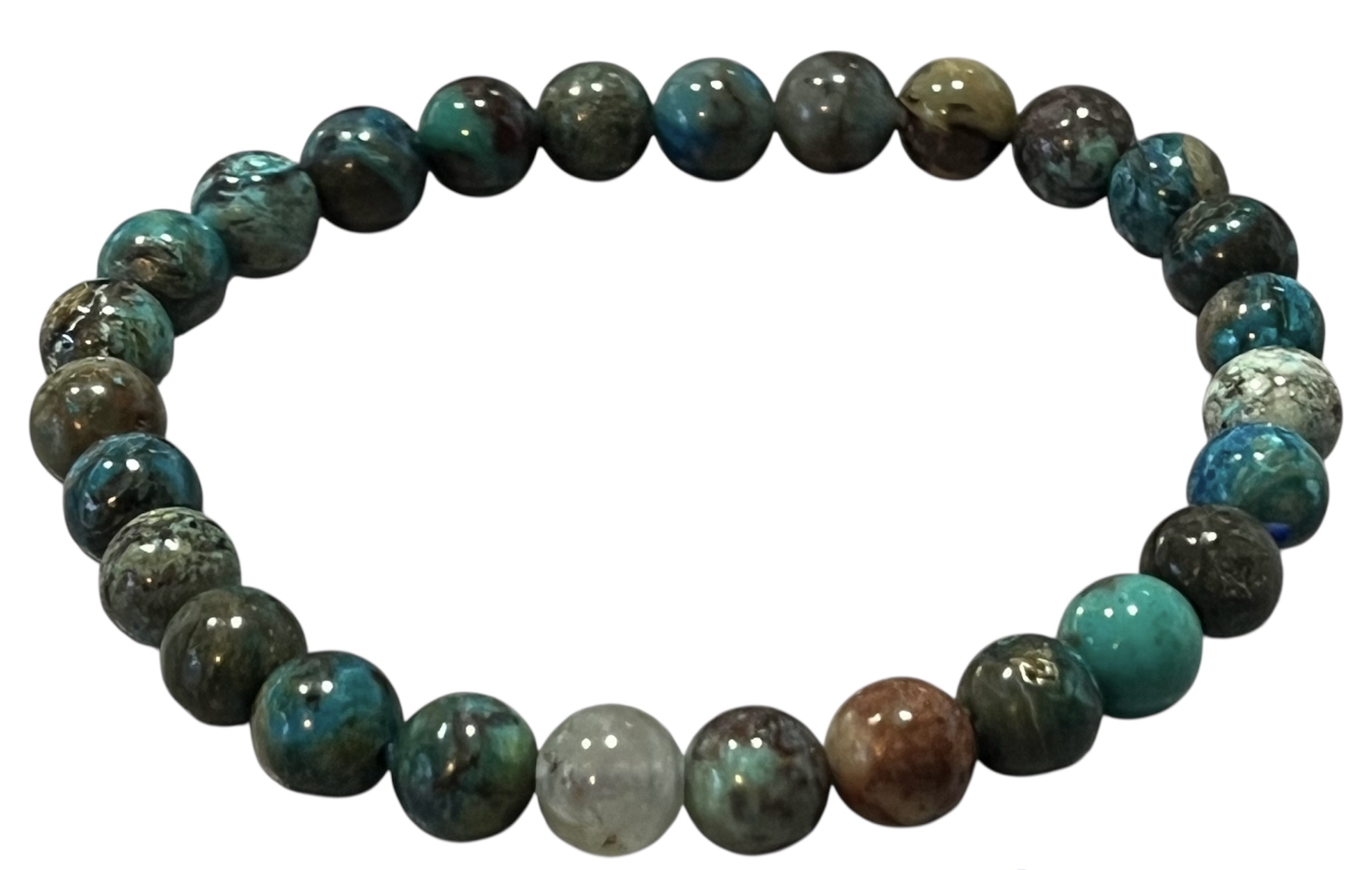 bracelet en chrysocolle Pérou