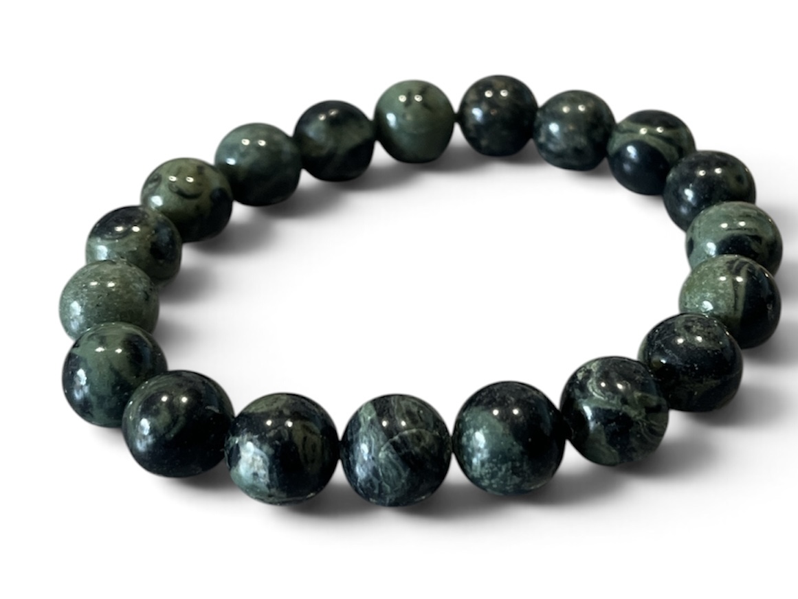 bracelet jaspe kambaba en 10mm