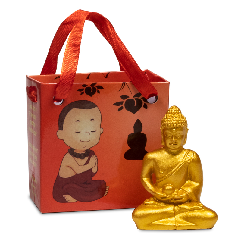 bouddha et son sac cadeau
