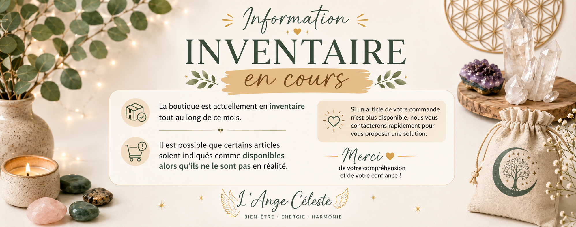 inventaire boutique