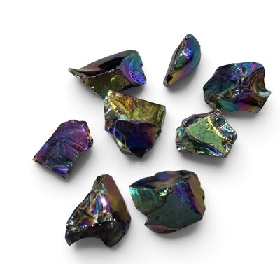 Obsidienne Aura Titane - Pierre Brute