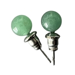 boucles d'oreilles aventurine verte