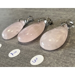 pendentif rose pierre