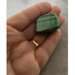 pierre anti douleur en malachite verte