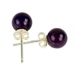 boucles d'oreilles améthyste