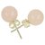 boucles d'oreilles quartz rose