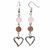 boucles d'oreilles coeur