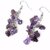 Boucles d'oreilles améthyste (2)
