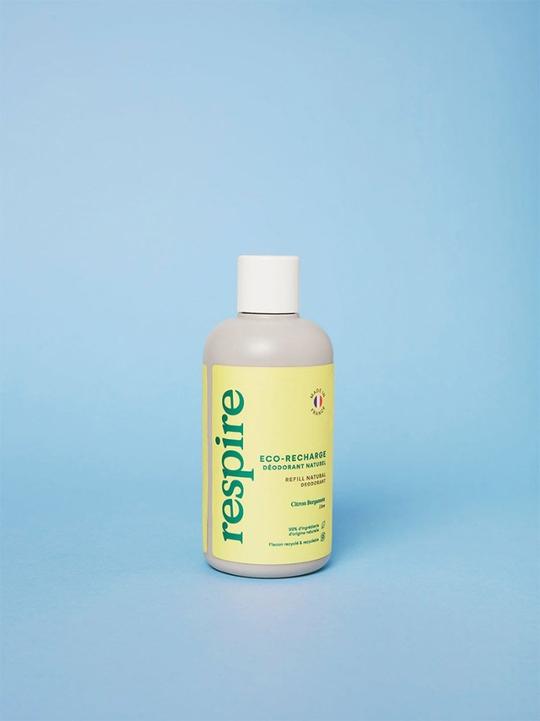 Éco recharge Déodorant naturel - 150ml - Citron Bergamote - RESPIRE