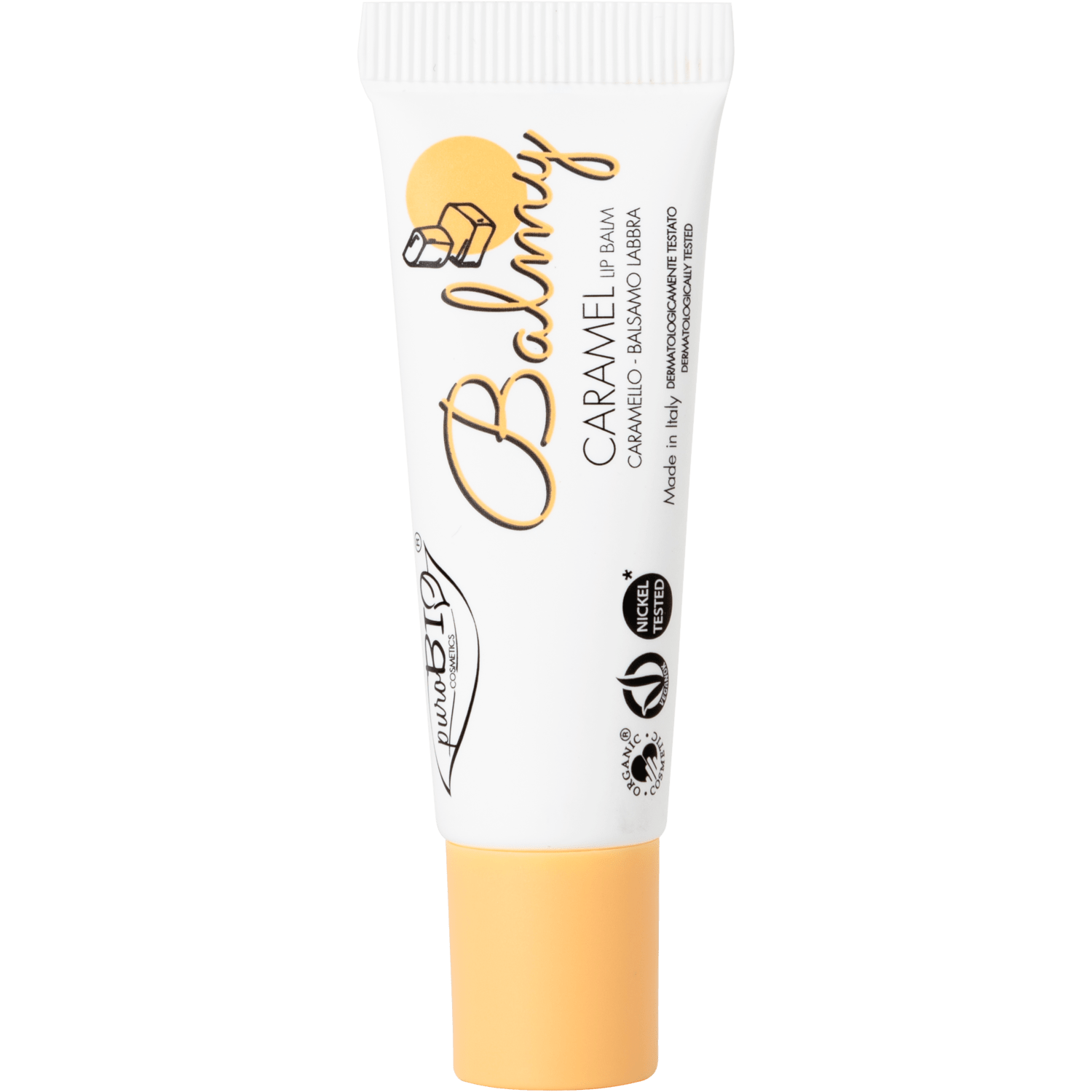 Baume à lèvre Balmy teinté -  Parfum Caramel - 10ml - PUROBIO