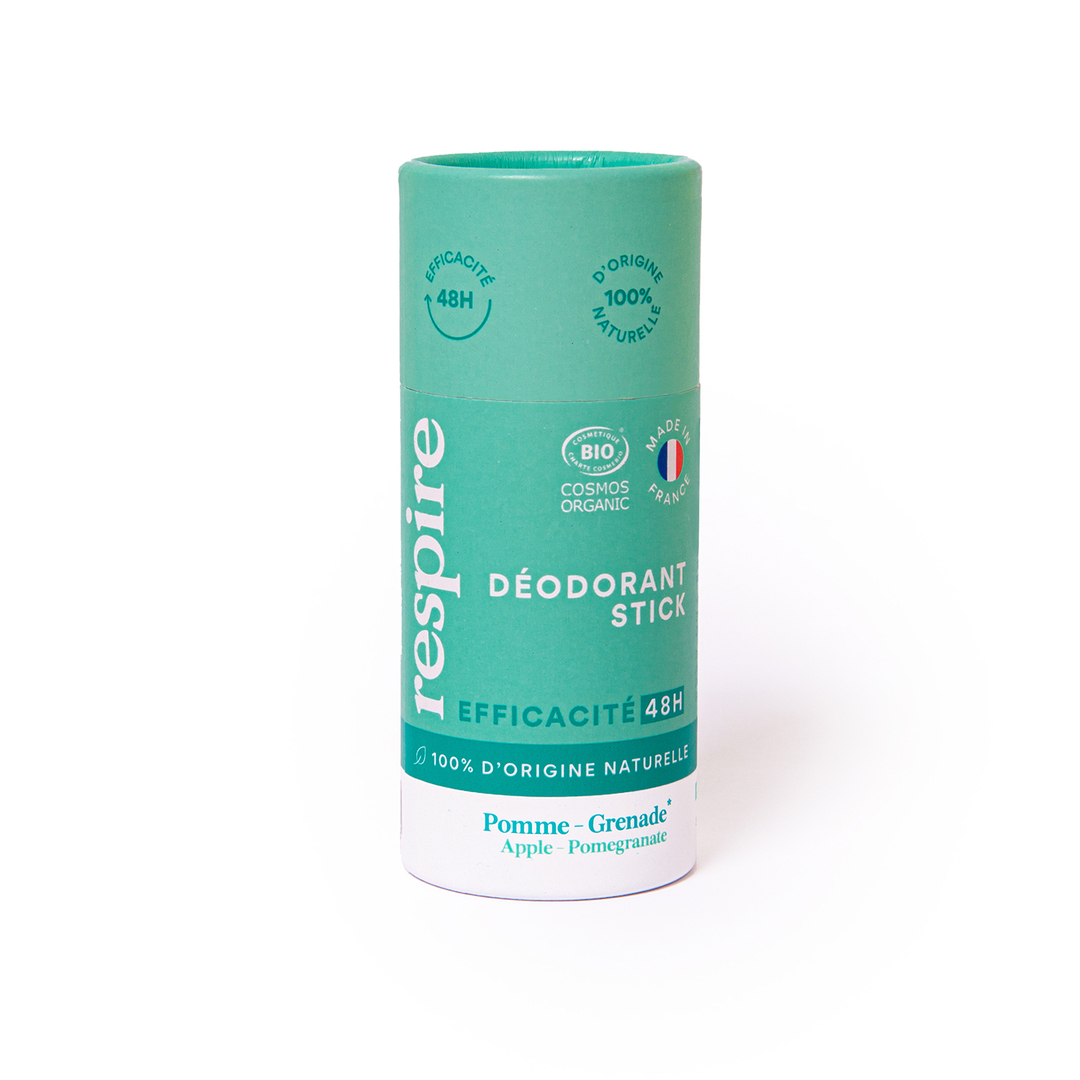 Déodorant stick solide - Bio et naturel - efficace 48h - Pomme Grenade - REPSIRE