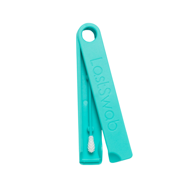 Coton tige réutilisable - Turquoise - LASTSWAB