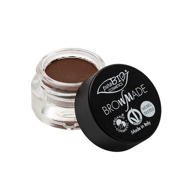 Browmade - Crème pommade sourcils - Marron chaud - 4ml - PUROBIO