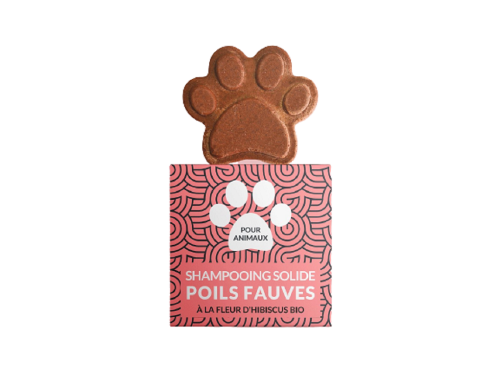 Shampoing solide pour chien - Poils Fauves - PEPET\'S - NAIOMY