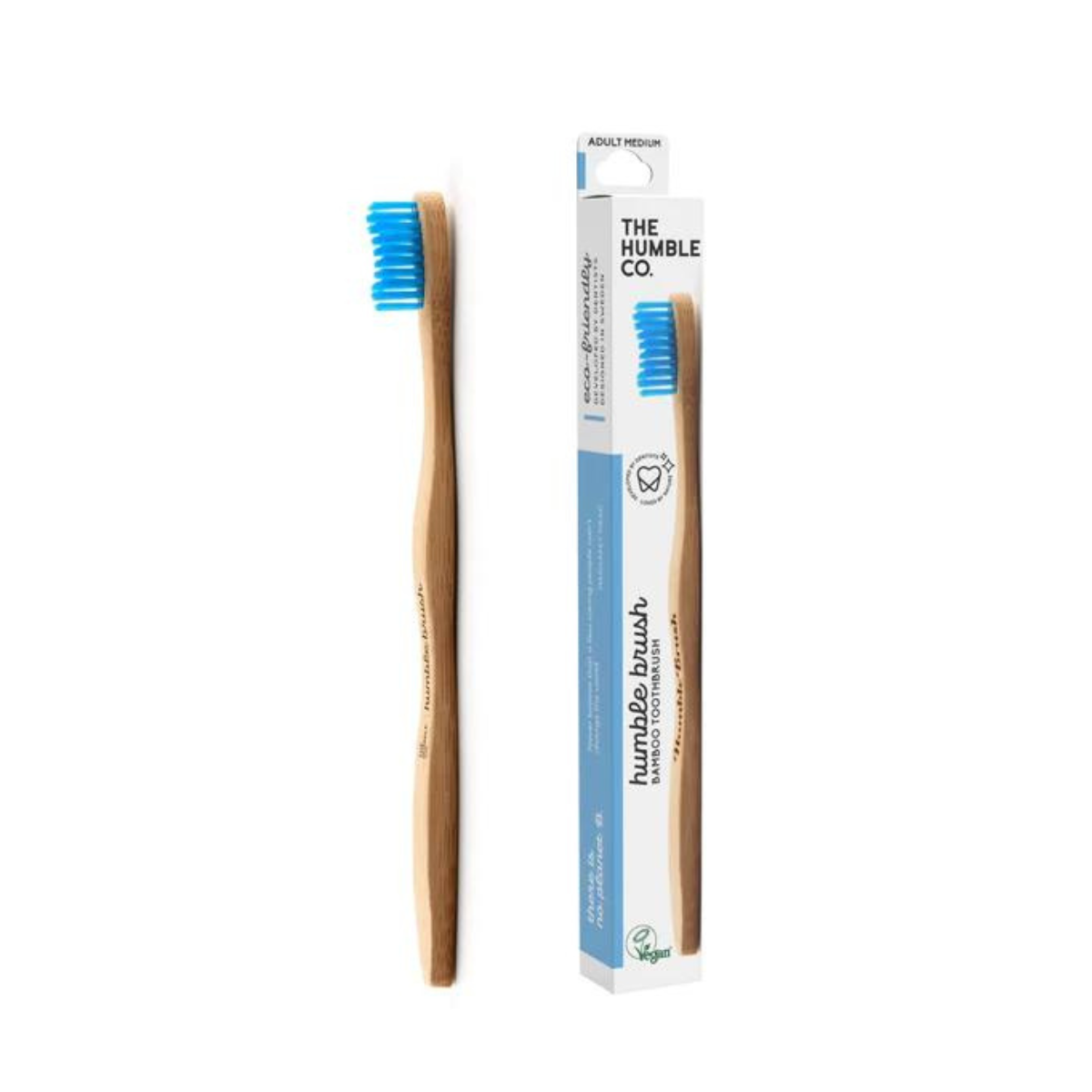 Brosse a dent bambou - Bleu - Medium - THE HUMBLE CO