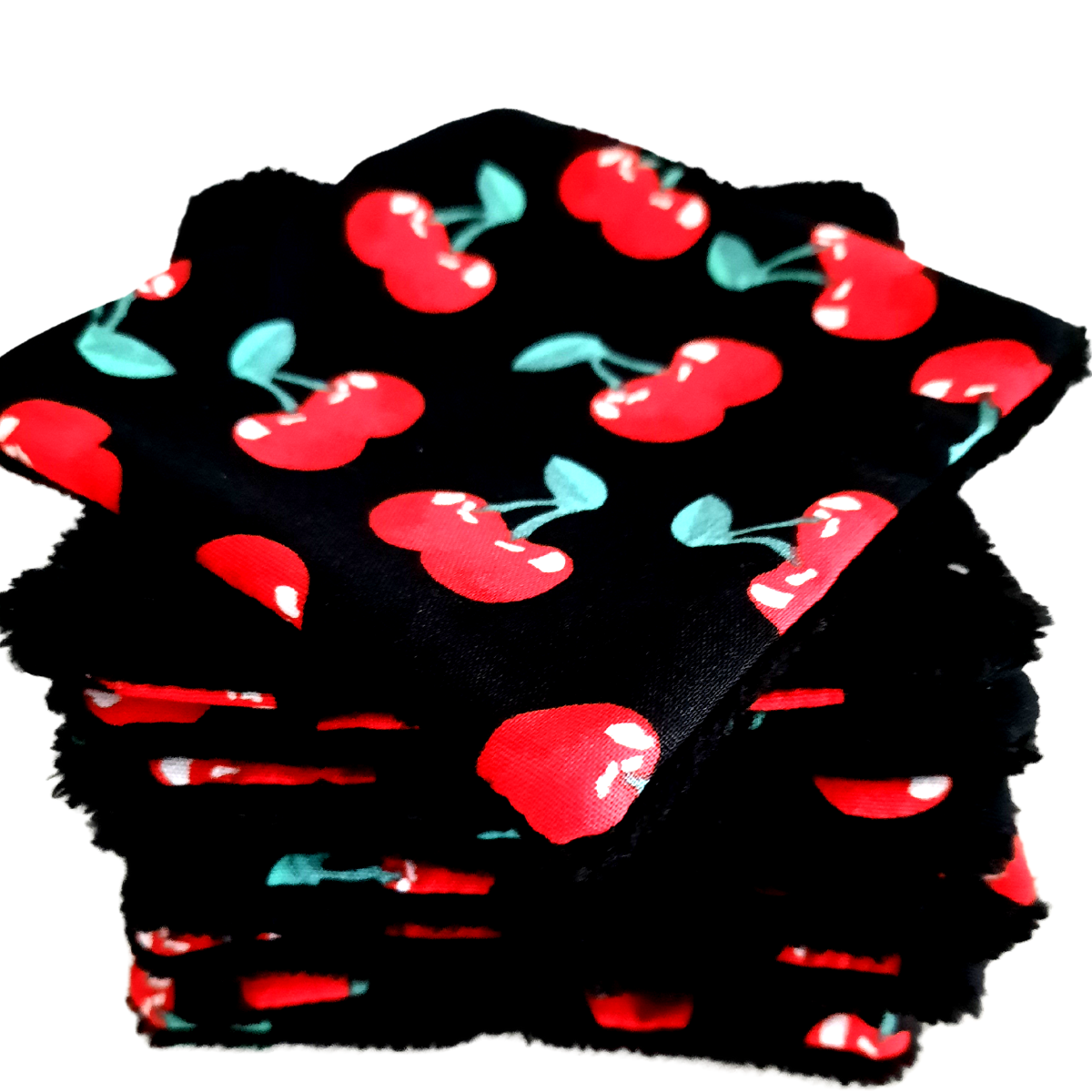 lingette lavable noire rouge-ma petite couture-vegan âme
