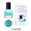 vernis à ongle à l'eau-pélliculable couleur vert lagon-pour les petites filles-rosajou-vegan âme