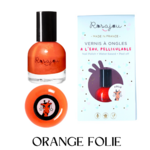 vernis à ongle à leau-pélliculable couleur orange-pour les petites filles-rosajou-vegan âme