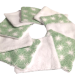 lot lingette lavable en tissu-ma petite couture-vert tendre-vegan âme (1)
