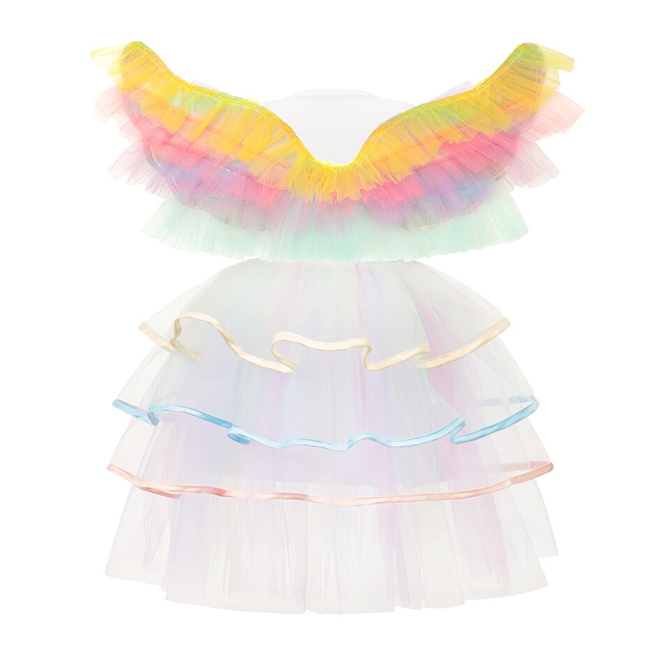 Robe-de-princesse-licorne-pour-petite-fille-Tutu-paillettes-l-gante-Costumes-de-f-te-pour