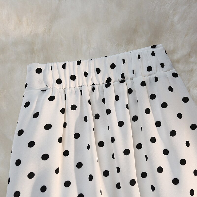 Jupe-longue-mi-longue-avec-fente-lat-rale-pour-femmes-nouvelle-collection-imprim-pois-blanc-taille