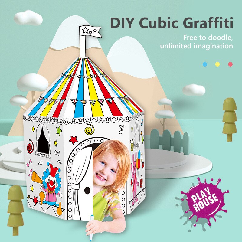 Carton-Graffiti-pour-enfants-bricolage-coloriage-dessin-Doodle-dimensions-jouets-d-art-dessin-s-la-main