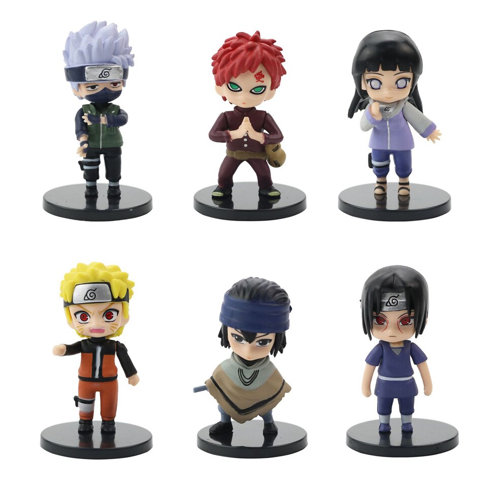 Figurines-Naruto-en-PVC-pour-Enfant-Jouets-Motif-de-Shippuden-Hinata-Sasuke-Itachi-Kakashi-et-Gaara