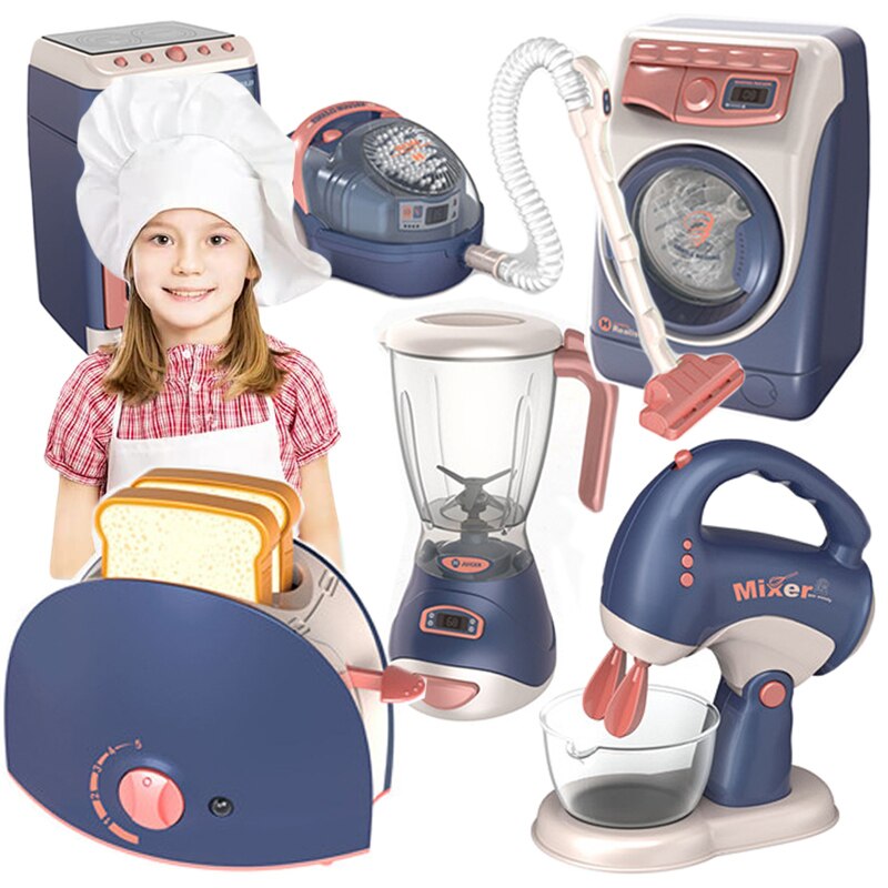 Maison-de-jeu-pour-enfants-jouet-de-Simulation-cuisine-appareil-de-cuisine-lectrique-Mini-Machine-laver