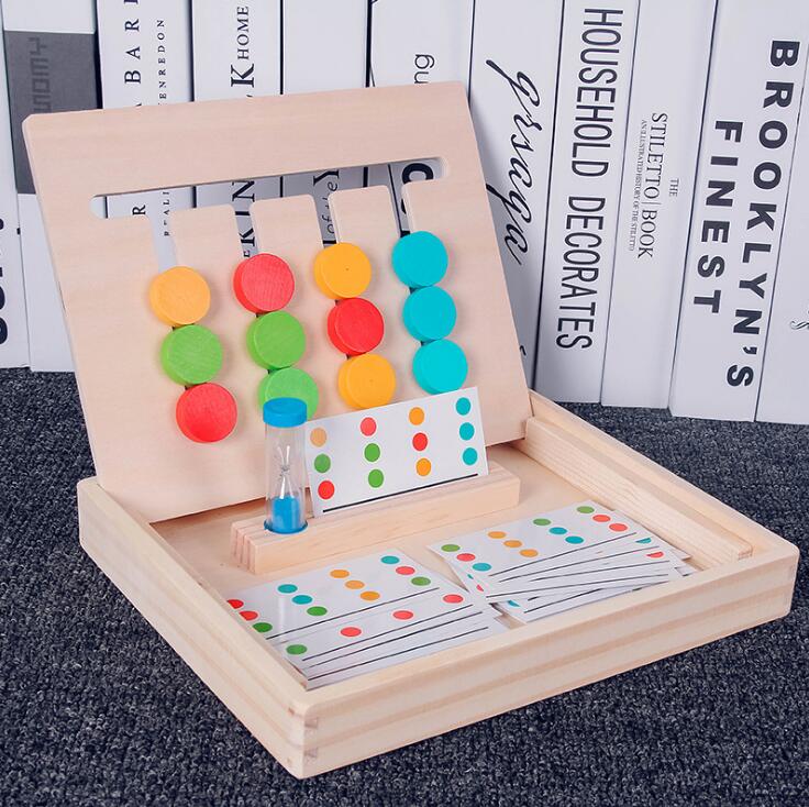 GYH-jouet-ducatif-Montessori-en-bois-pour-enfants-jeu-de-correspondance-des-couleurs-Double-face-entra